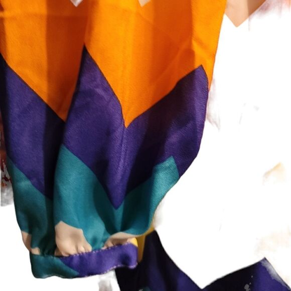 GB Chevron Colorful Print Dress Size S - Picture 4 of 7